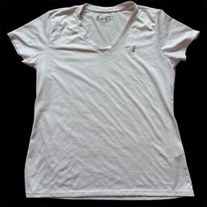 Under Armour Heat Gear Pale Pastel Pink Short Sleeve Tee Shirt Large